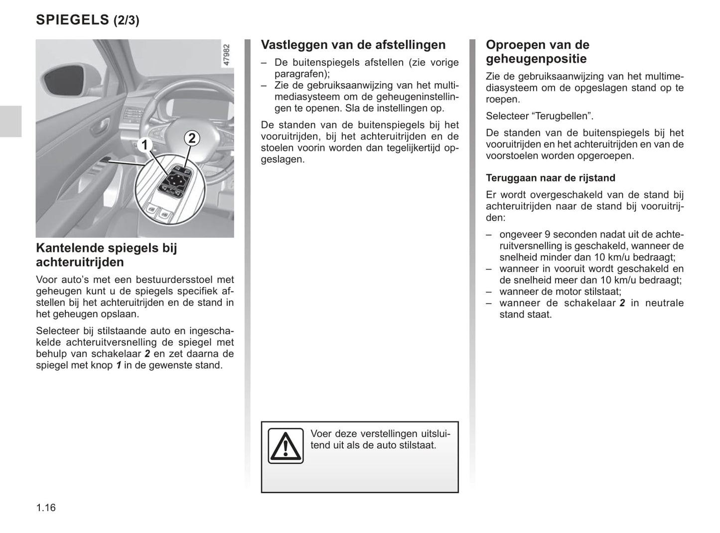 2020-2021 Renault Talisman Owner's Manual | Dutch