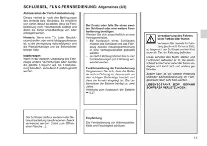 2021-2022 Renault Kangoo Owner's Manual | German