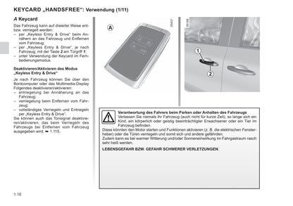 2021-2022 Renault Kangoo Owner's Manual | German