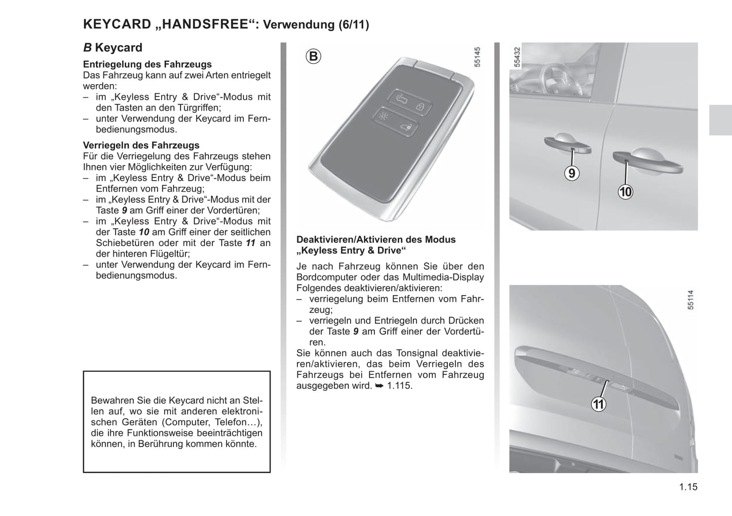 2021-2022 Renault Kangoo Owner's Manual | German