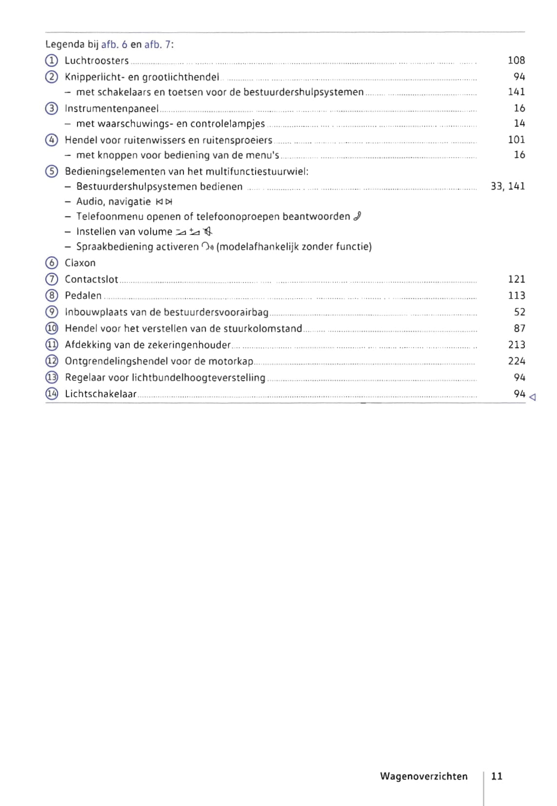 2017-2019 Volkswagen Polo Owner's Manual | Dutch