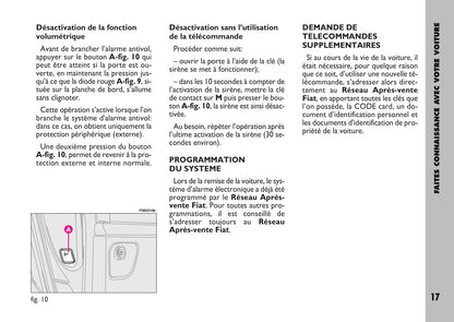 2009-2010 Fiat Ulysse Bedienungsanleitung | Französisch