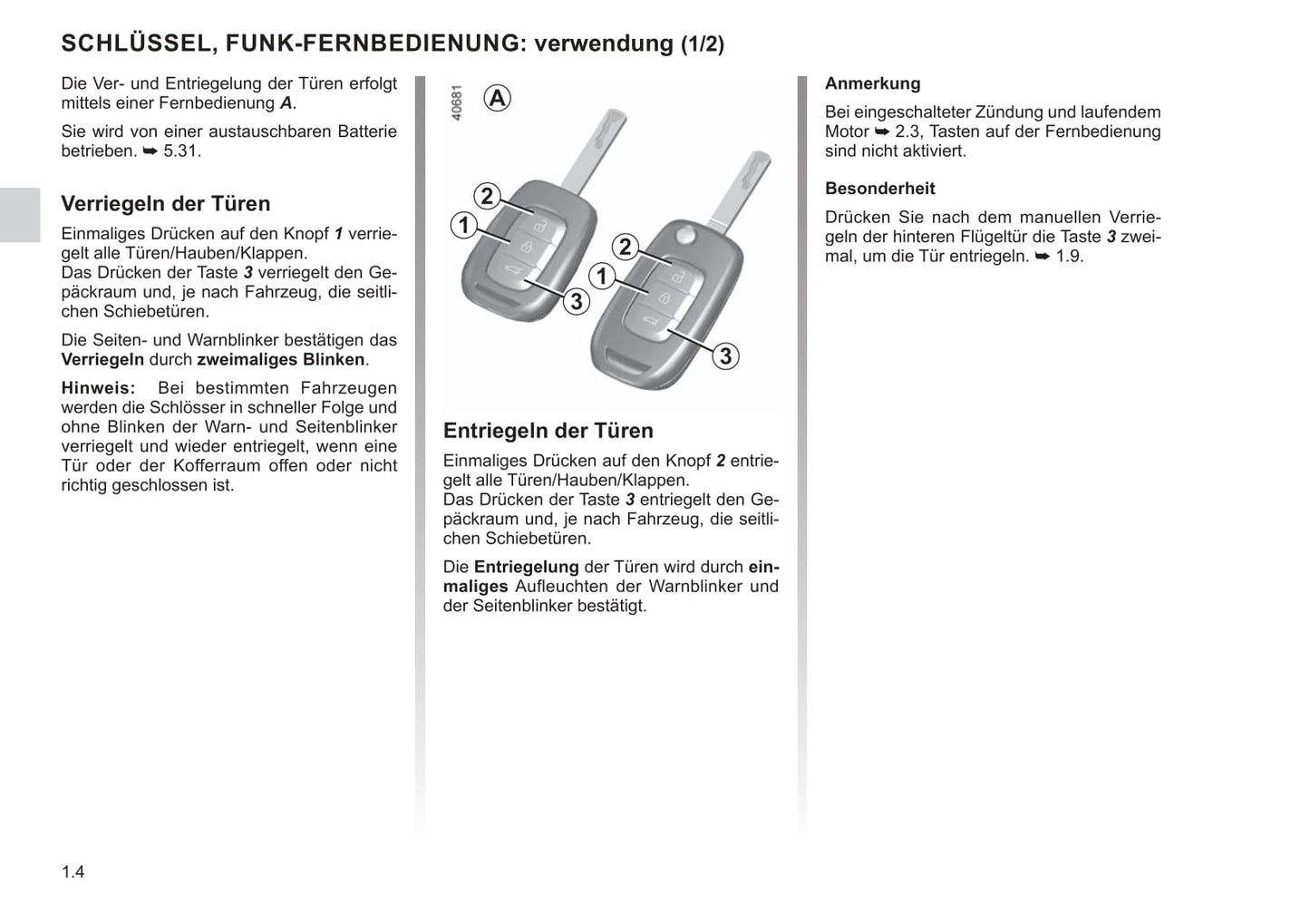 2021-2022 Renault Express Owner's Manual | German