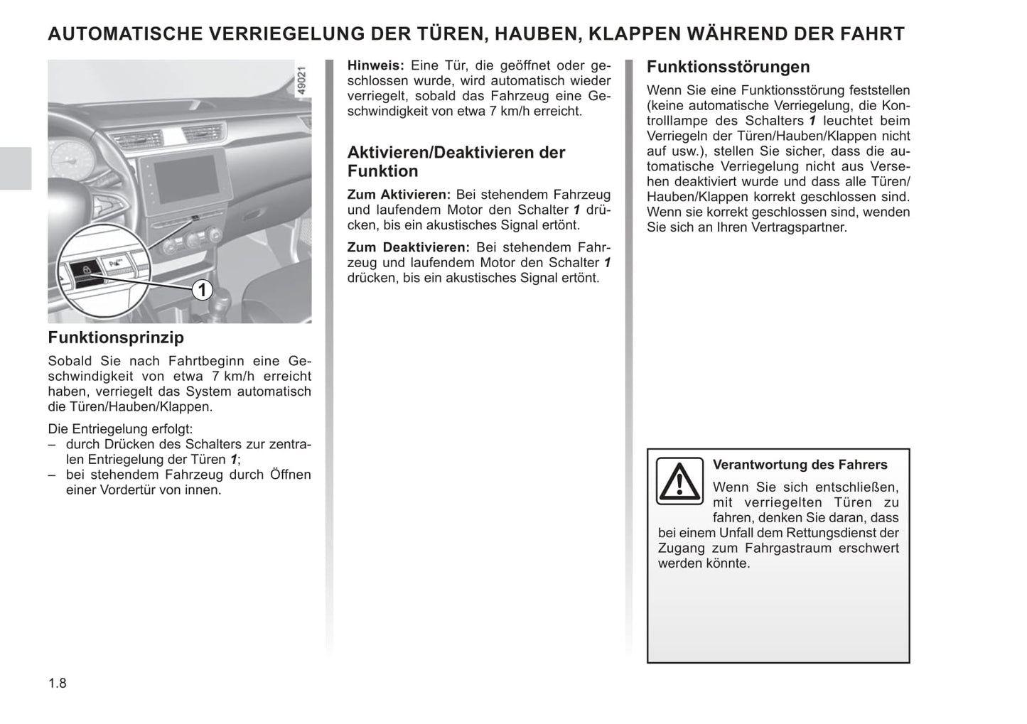 2021-2022 Renault Express Owner's Manual | German