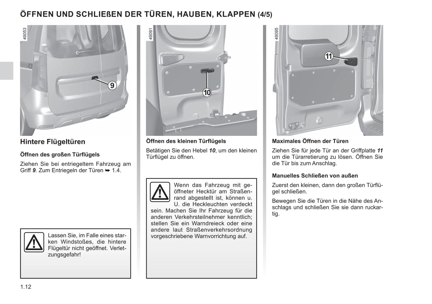 2021-2022 Renault Express Owner's Manual | German