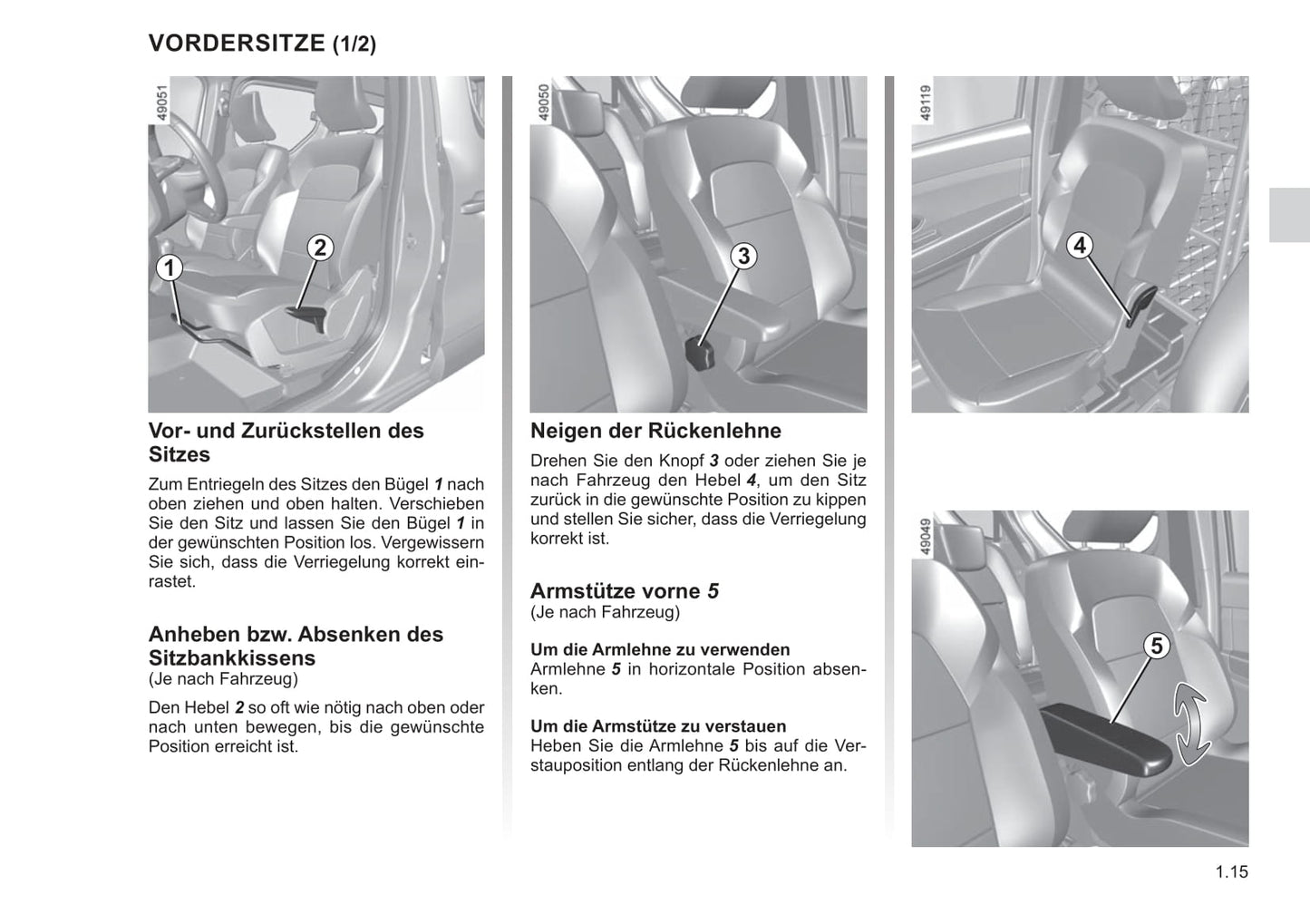 2021-2022 Renault Express Owner's Manual | German