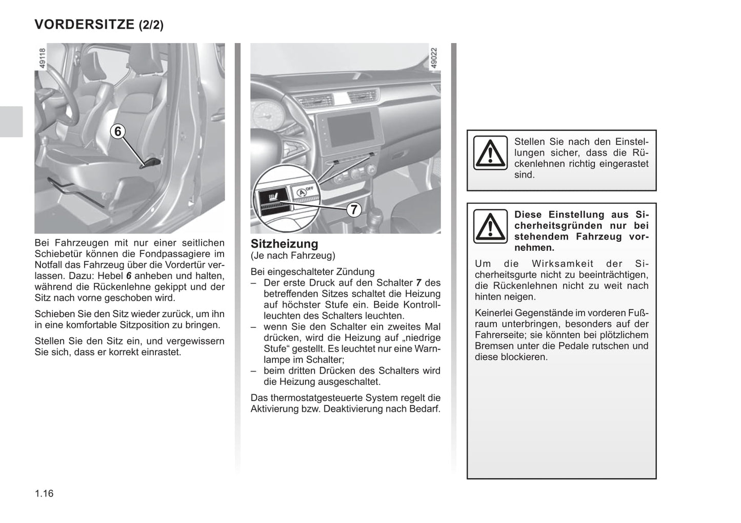 2021-2022 Renault Express Owner's Manual | German