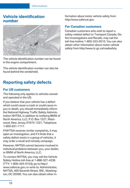 2015 BMW X5 M/X6 M Owner's Manual | English