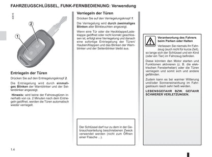 2012-2018 Dacia Lodgy Owner's Manual | German