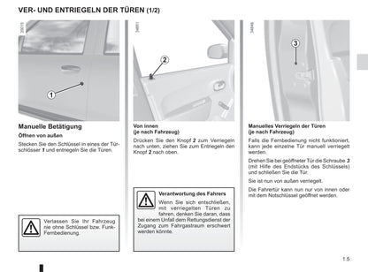 2012-2018 Dacia Lodgy Owner's Manual | German