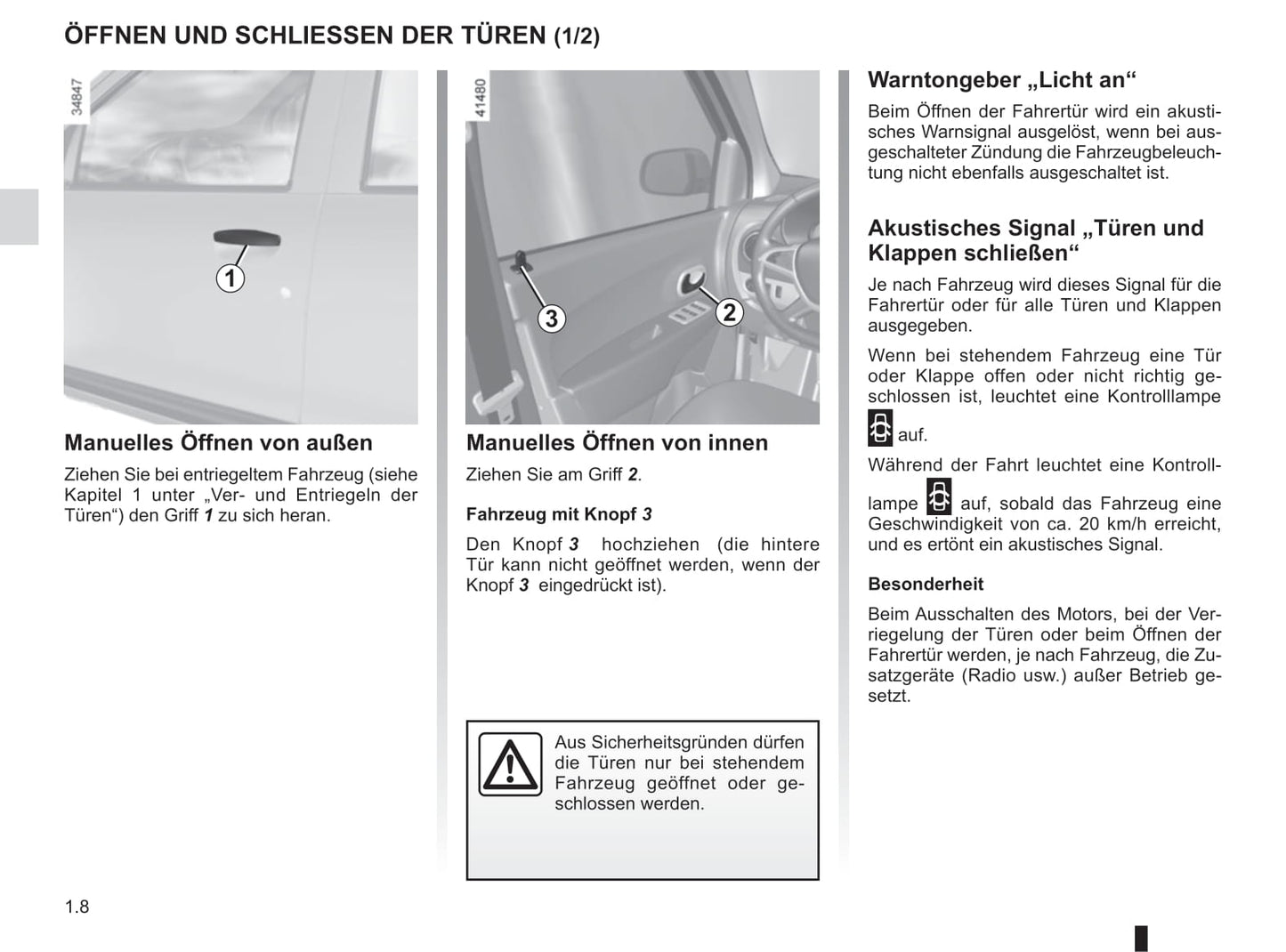 2012-2018 Dacia Lodgy Owner's Manual | German