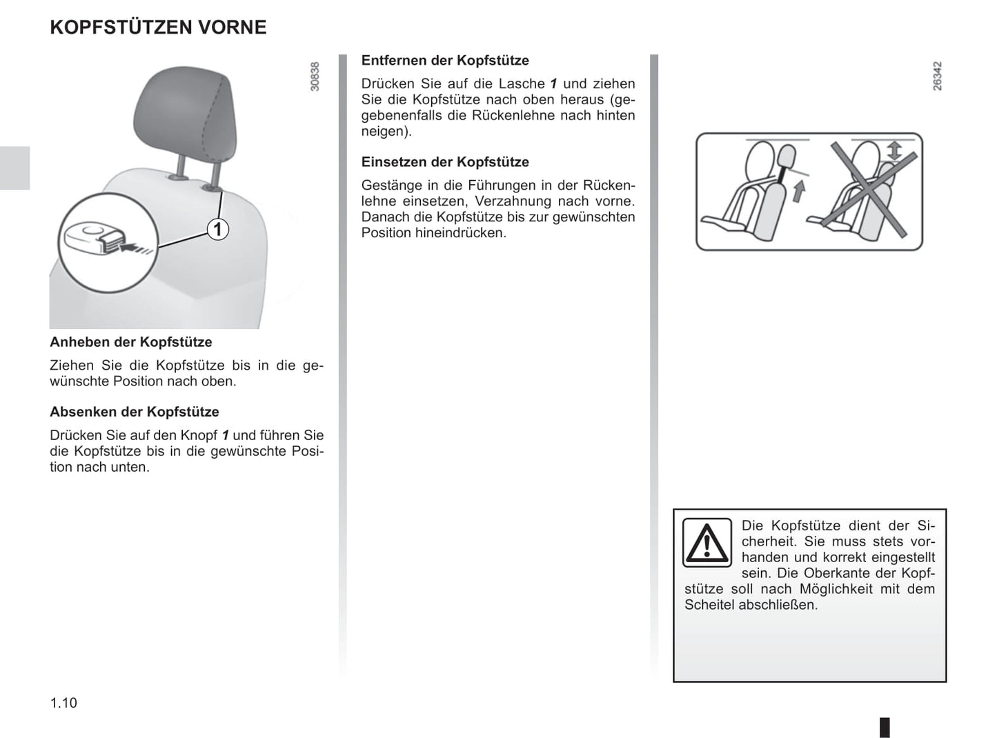 2012-2018 Dacia Lodgy Owner's Manual | German