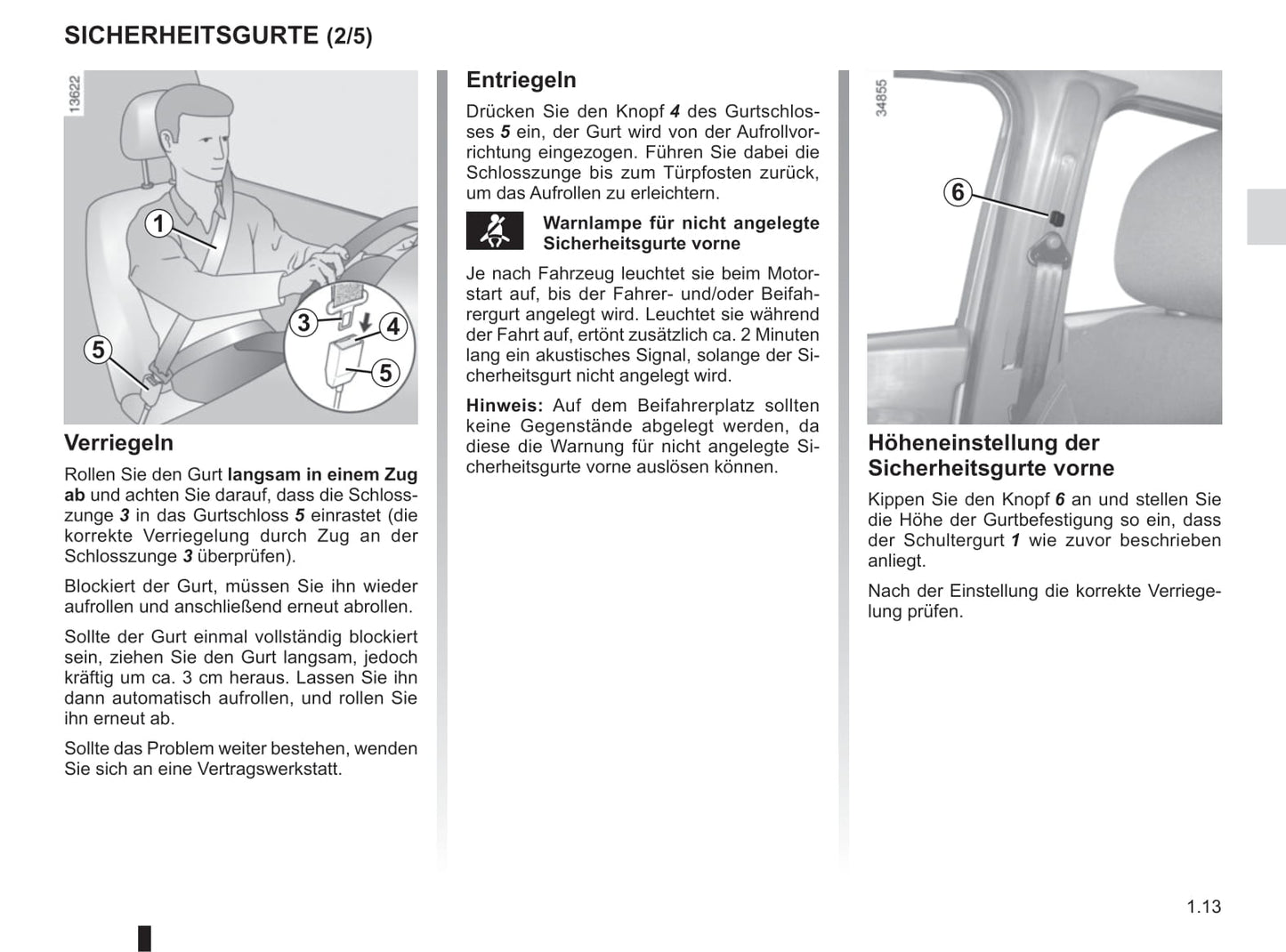 2012-2018 Dacia Lodgy Owner's Manual | German