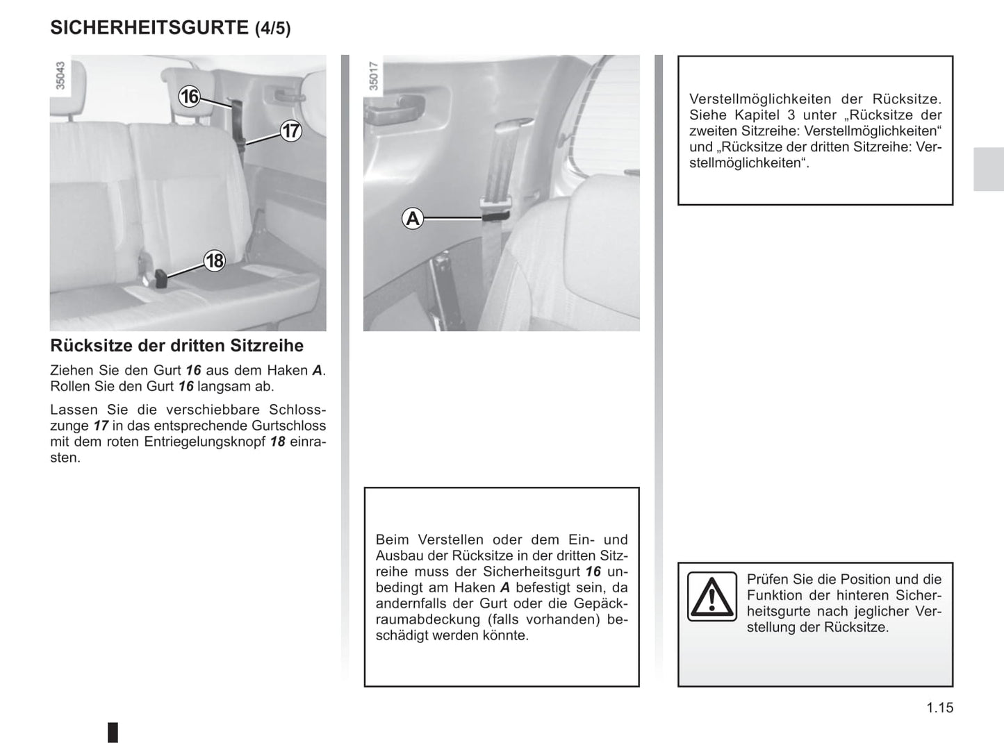 2012-2018 Dacia Lodgy Owner's Manual | German