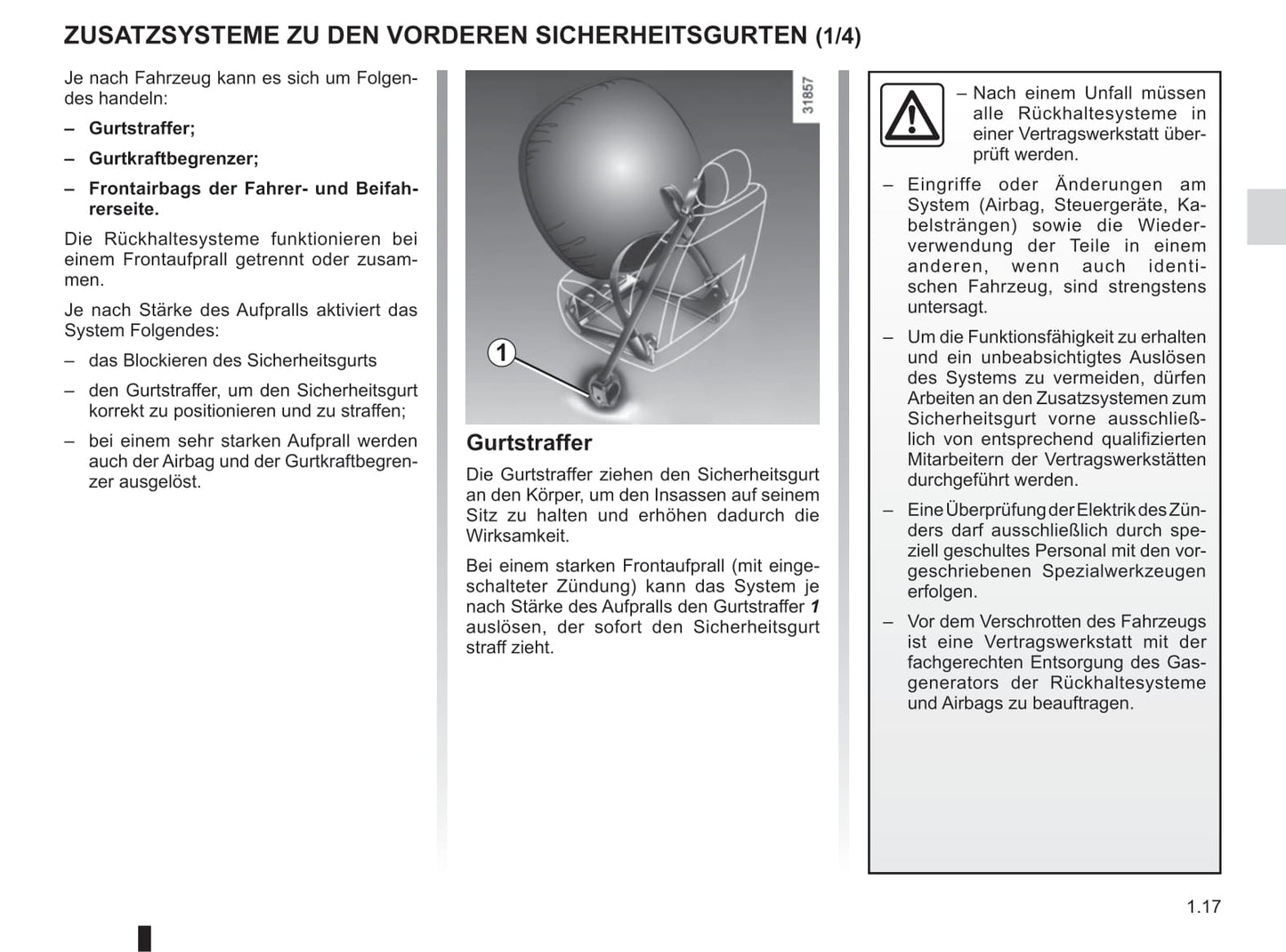 2012-2018 Dacia Lodgy Owner's Manual | German