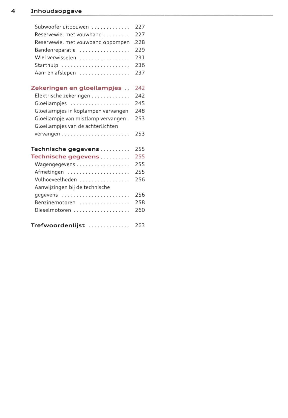 2012-2017 Audi Q5/SQ5 Owner's Manual | Dutch