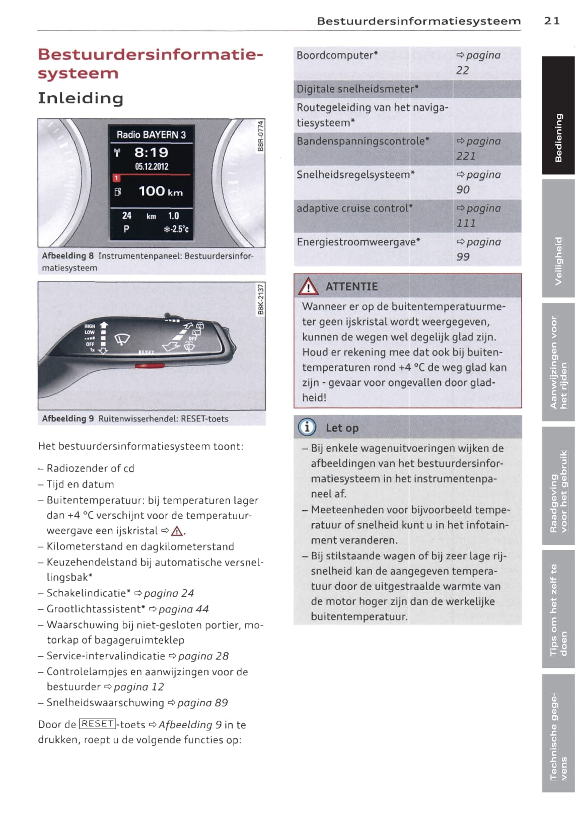 2012-2017 Audi Q5/SQ5 Owner's Manual | Dutch