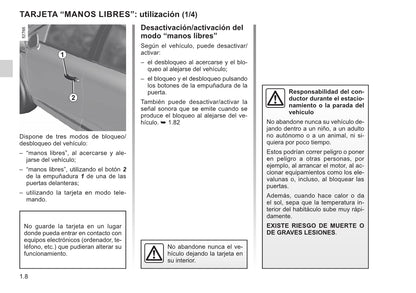 2021-2022 Renault Arkana Owner's Manual | Spanish