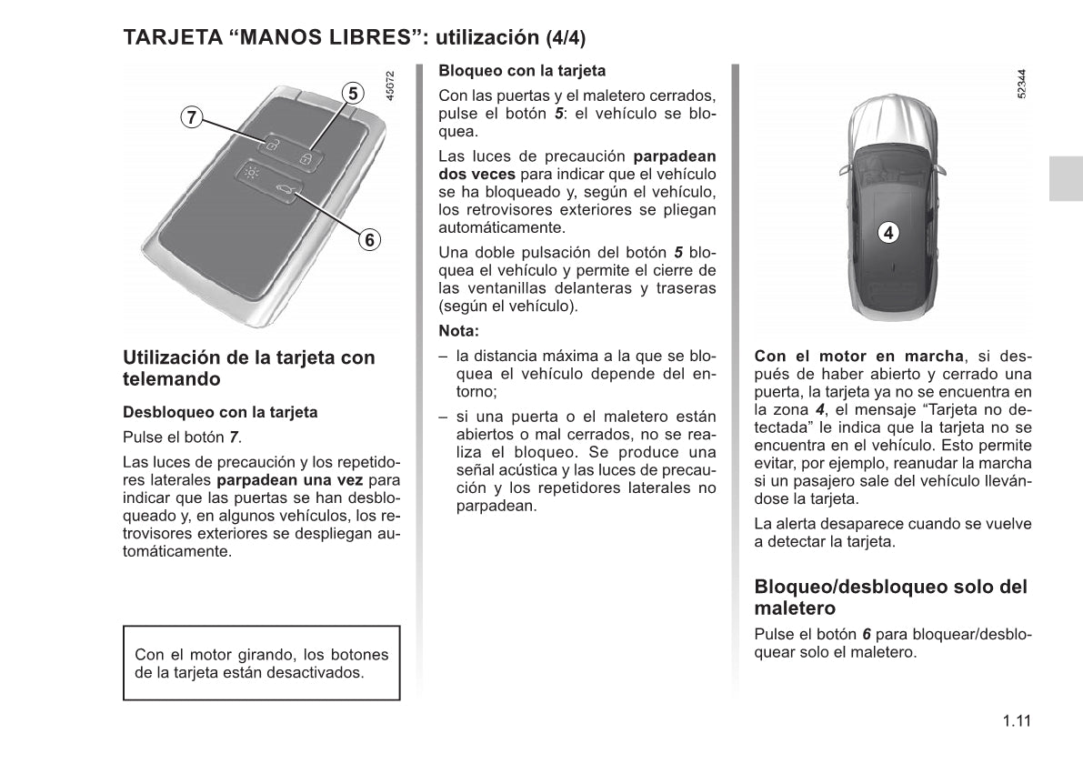 2021-2022 Renault Arkana Owner's Manual | Spanish