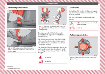 2017-2018 Seat Ateca Owner's Manual | German