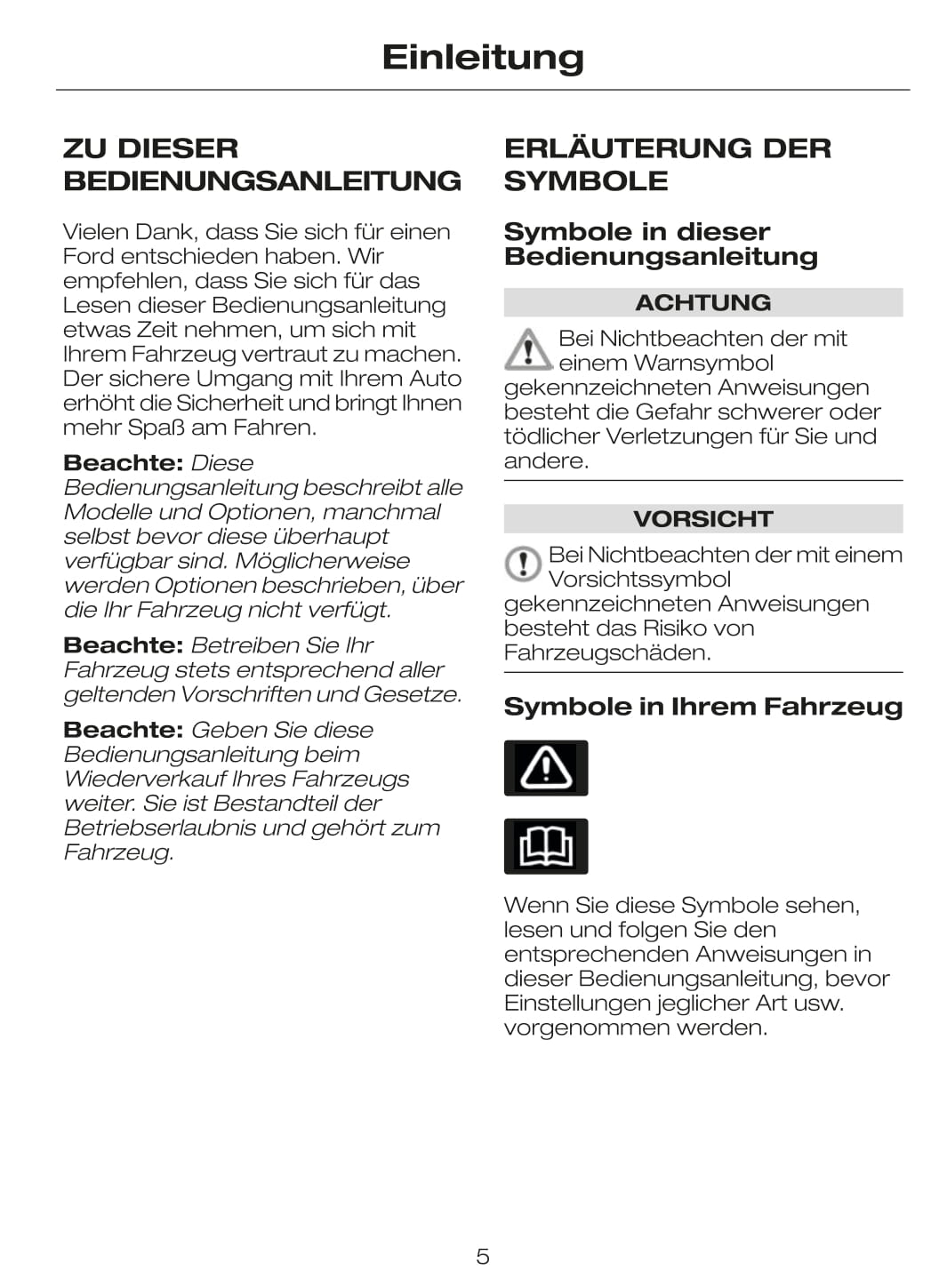 2002-2007 Ford Tourneo Connect / Transit Connect Bedienungsanleitung | Deutsch