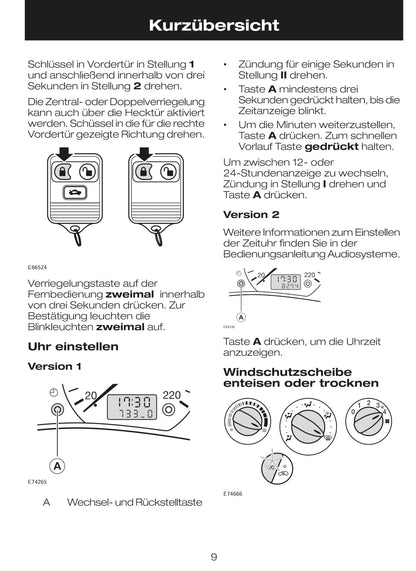 2002-2007 Ford Tourneo Connect / Transit Connect Bedienungsanleitung | Deutsch