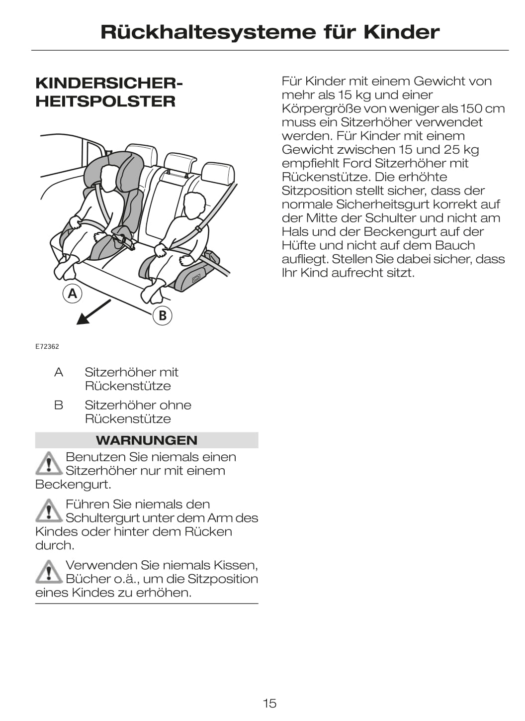 2002-2007 Ford Tourneo Connect / Transit Connect Bedienungsanleitung | Deutsch