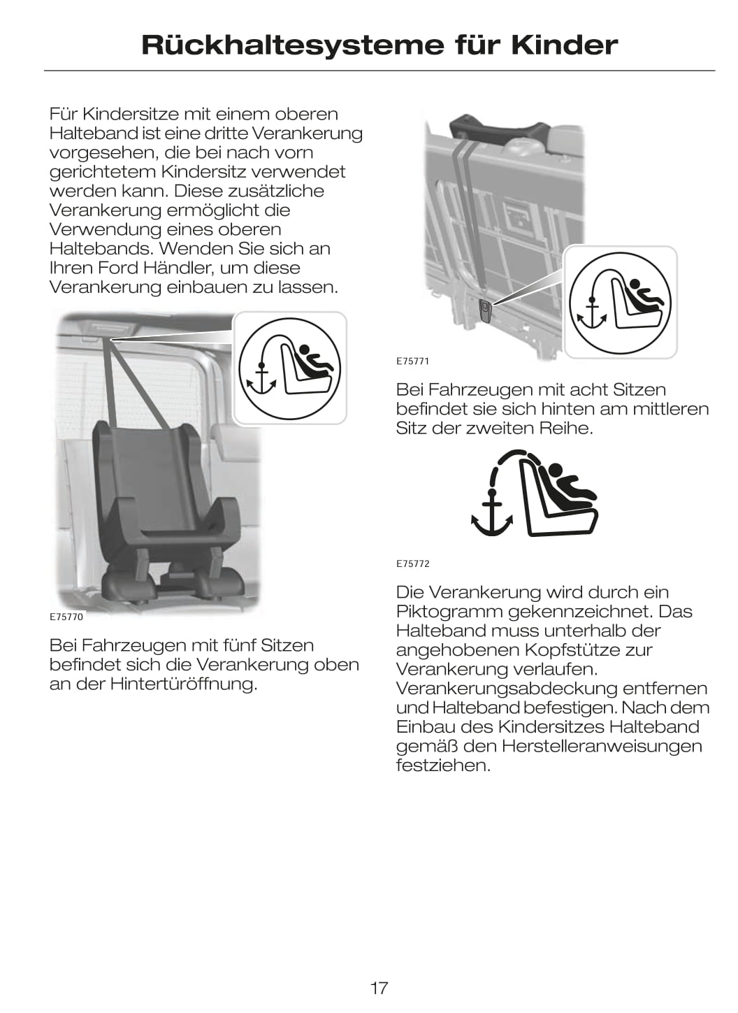 2002-2007 Ford Tourneo Connect / Transit Connect Bedienungsanleitung | Deutsch