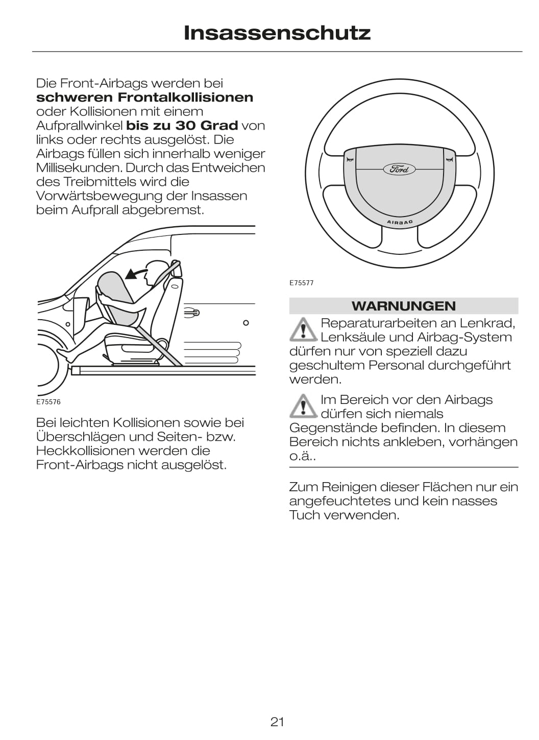 2002-2007 Ford Tourneo Connect / Transit Connect Bedienungsanleitung | Deutsch