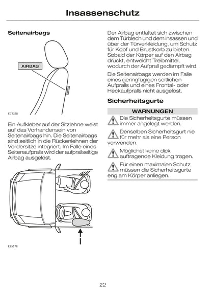 2002-2007 Ford Tourneo Connect / Transit Connect Bedienungsanleitung | Deutsch