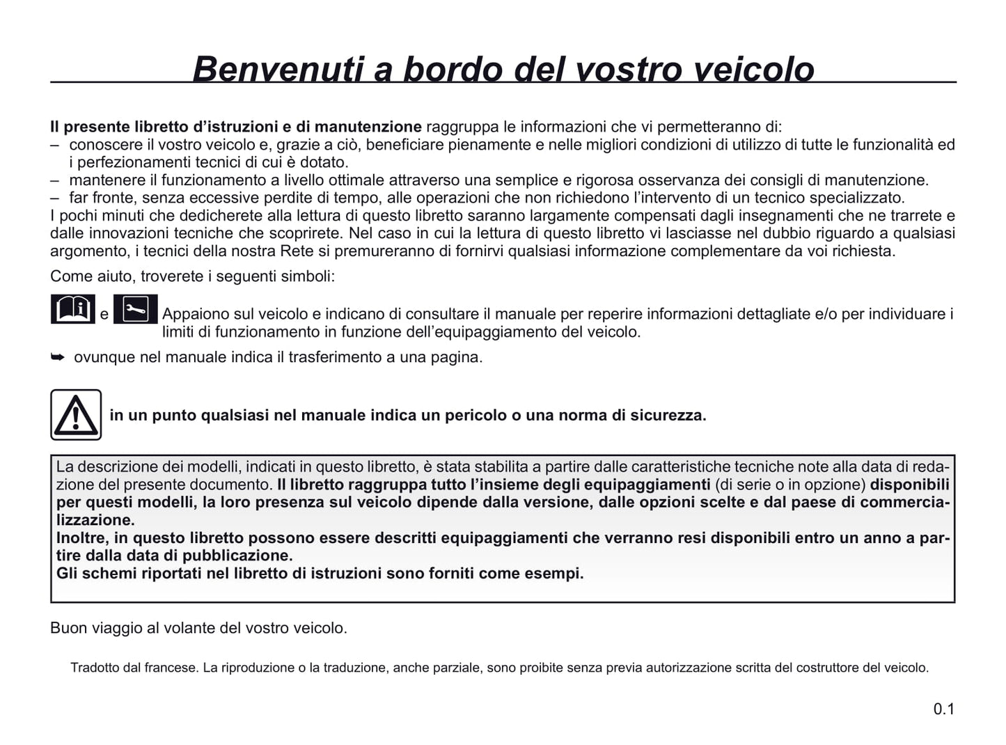 2020-2021 Renault Clio Owner's Manual | Italian