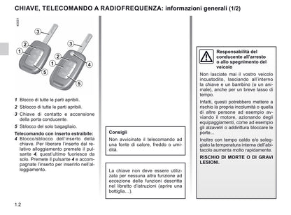 2020-2021 Renault Clio Owner's Manual | Italian