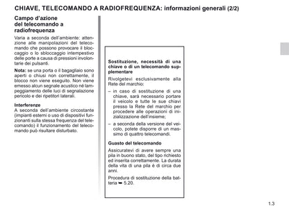 2020-2021 Renault Clio Owner's Manual | Italian