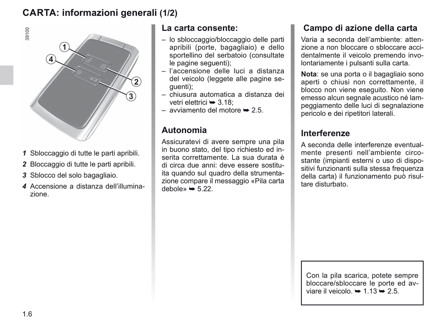 2020-2021 Renault Clio Owner's Manual | Italian