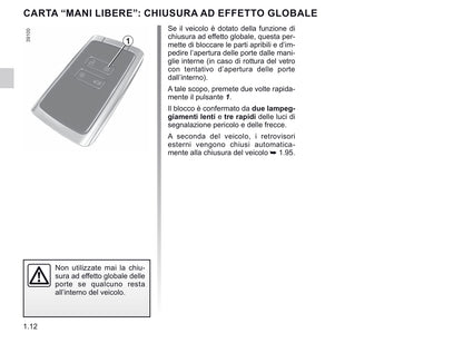 2020-2021 Renault Clio Owner's Manual | Italian