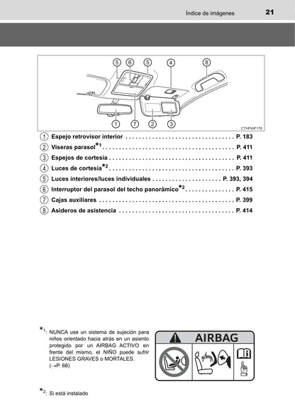 2016-2017 Toyota Auris Hybrid Touring Sports Owner's Manual | Spanish