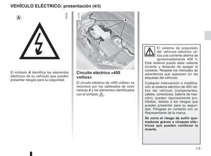 2012-2013 Renault Fluence Z.E. Owner's Manual | Spanish