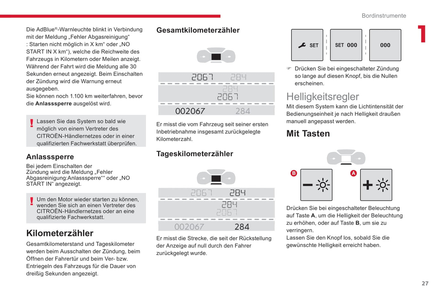 2017-2019 Citroën Jumpy-Dispatch Spacetourer Manuel du propriétaire | Allemand