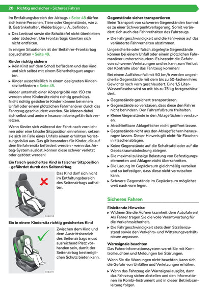 2020 Skoda Octavia Owner's Manual | German