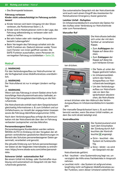 2020 Skoda Octavia Owner's Manual | German