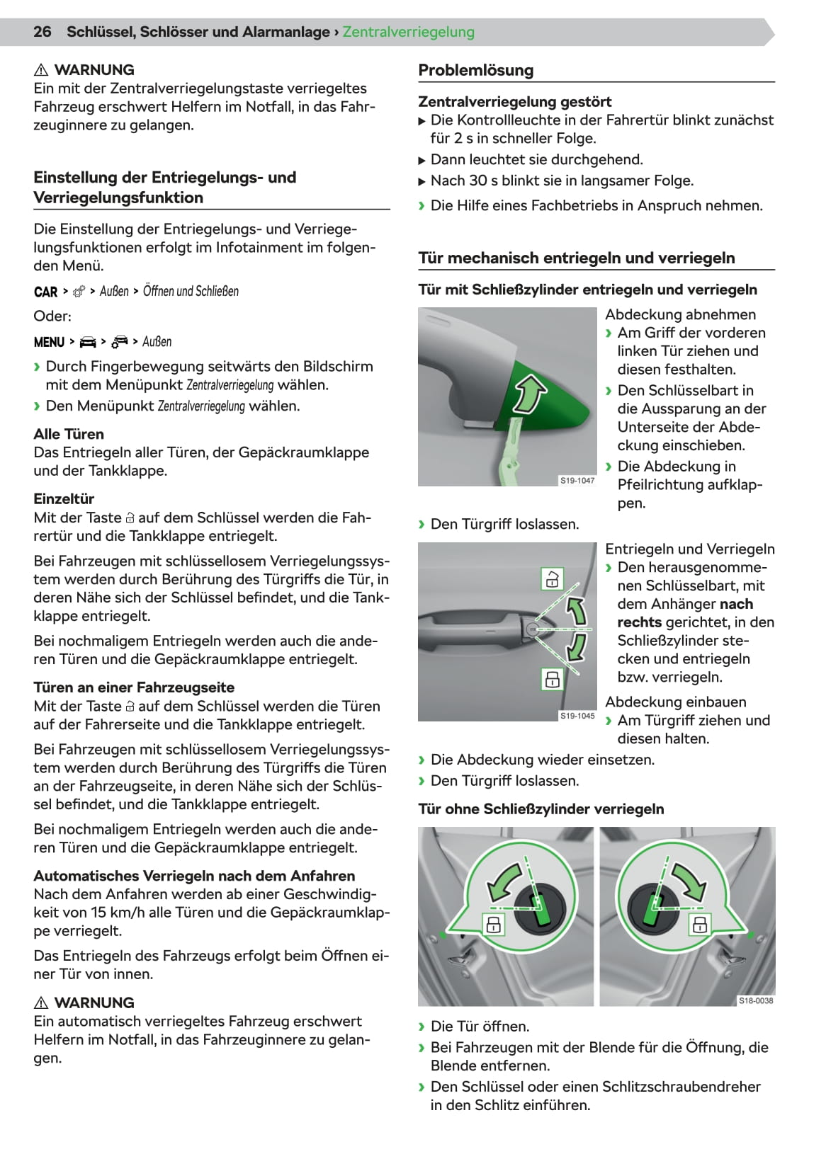 2020 Skoda Octavia Owner's Manual | German