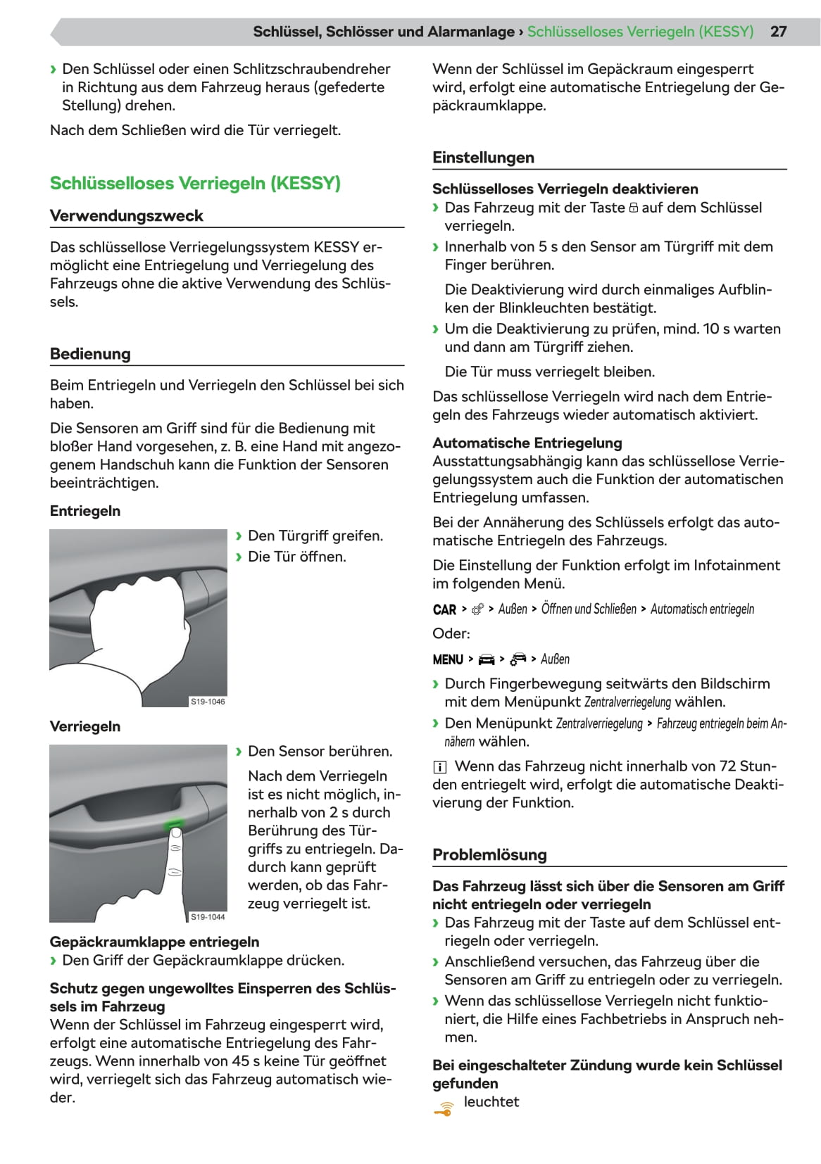 2020 Skoda Octavia Owner's Manual | German