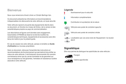 2018-2019 Citroën Berlingo Van Gebruikershandleiding | Frans