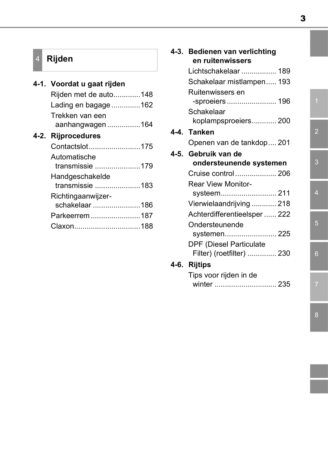 2013-2014 Toyota Hilux Owner's Manual | Dutch