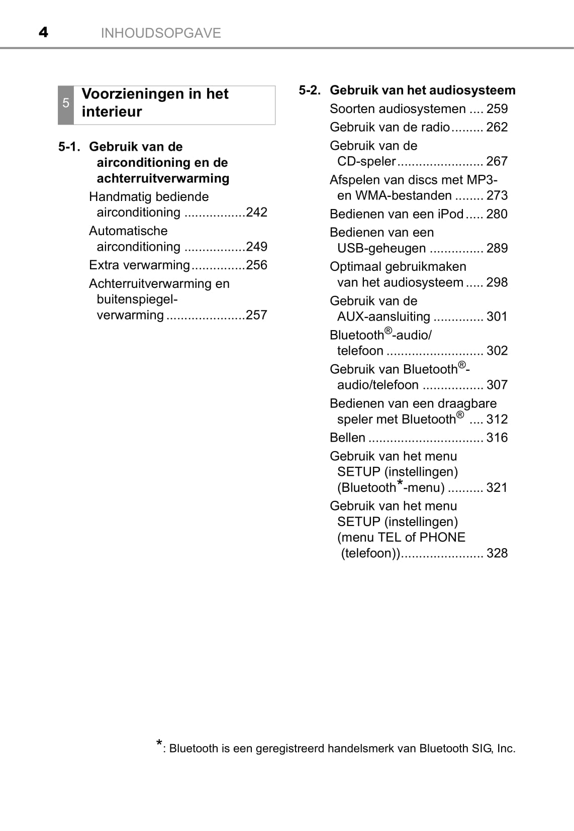 2013-2014 Toyota Hilux Owner's Manual | Dutch