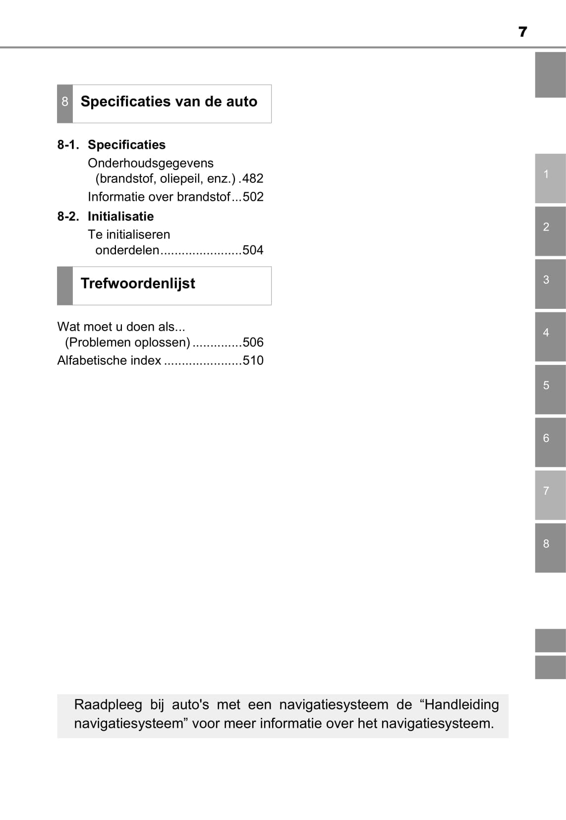 2013-2014 Toyota Hilux Owner's Manual | Dutch