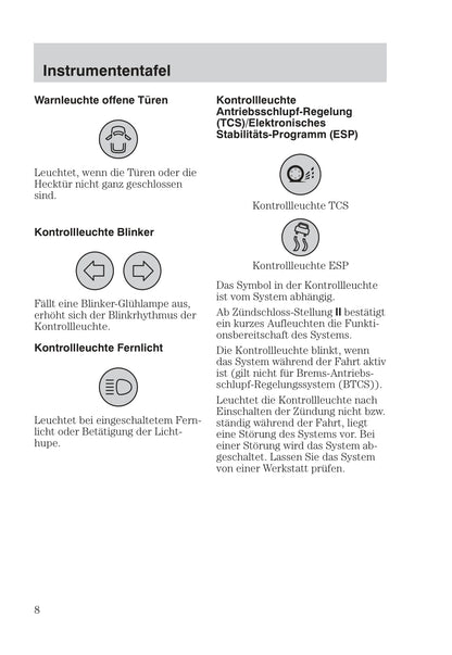 1999-2005 Ford Focus Gebruikershandleiding | Duits