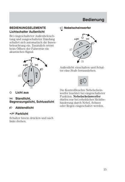 1999-2005 Ford Focus Gebruikershandleiding | Duits