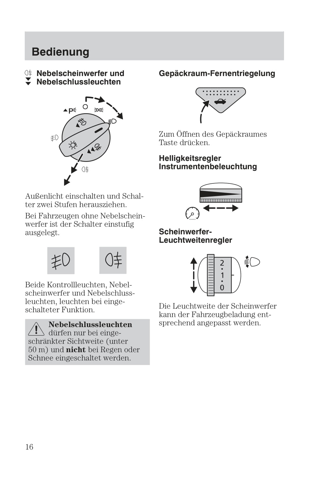 1999-2005 Ford Focus Gebruikershandleiding | Duits