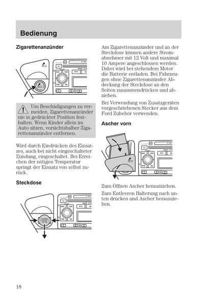 1999-2005 Ford Focus Gebruikershandleiding | Duits